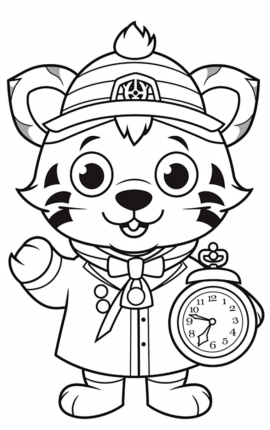 Tiger coloring pages for free printable