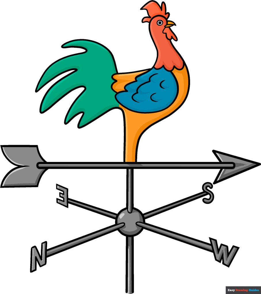 How to draw a weathervane