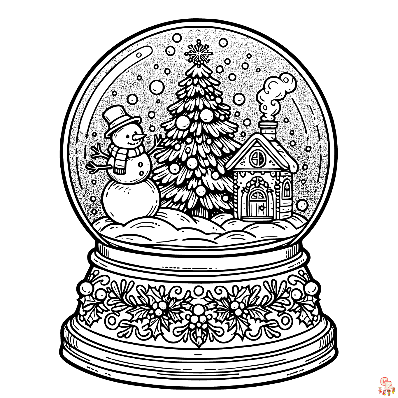 Celebrate christmas with free printable coloring pages