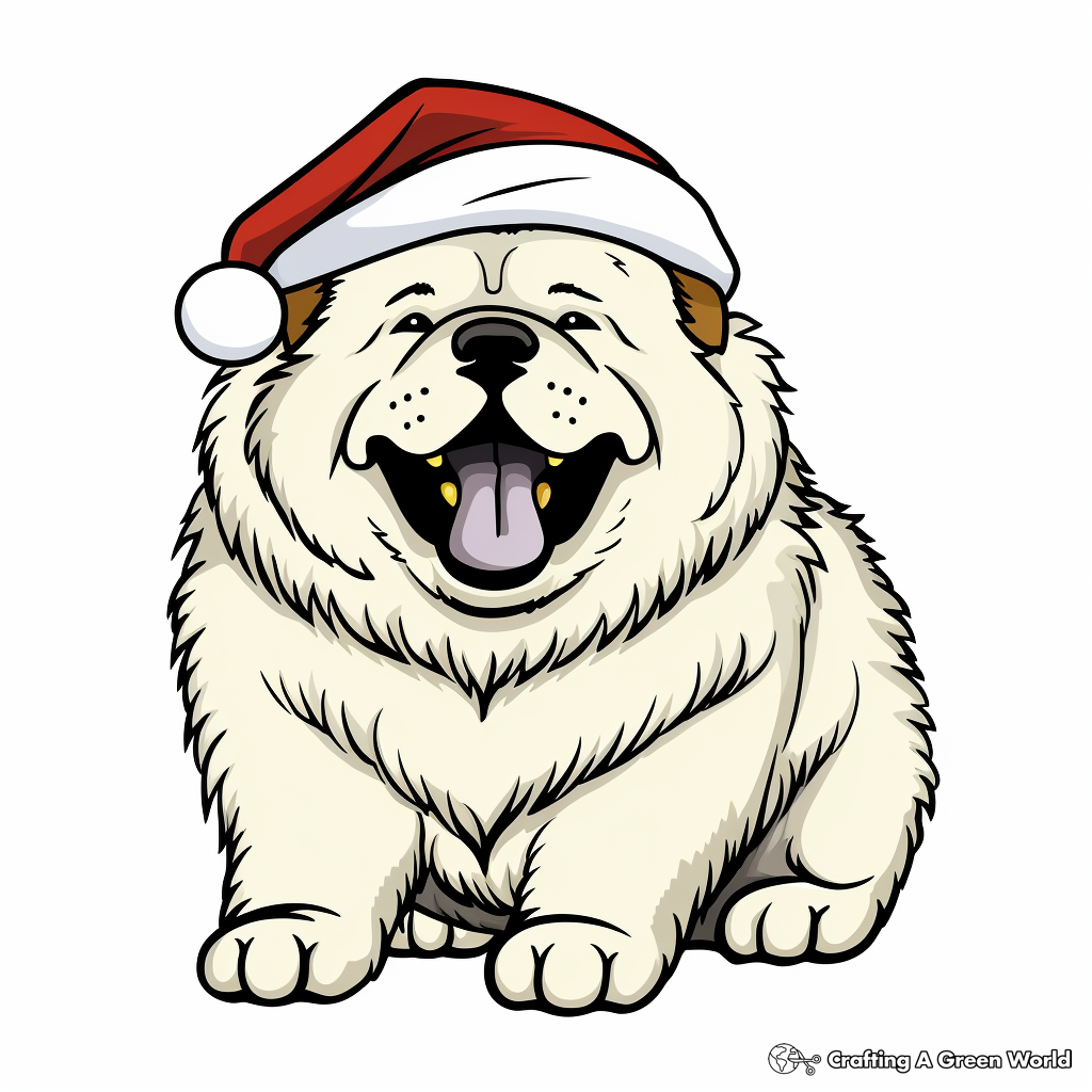 Chow chow coloring pages