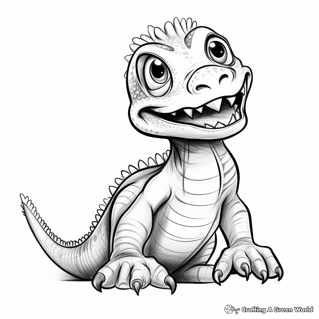 Yangchuanosaurus coloring pages