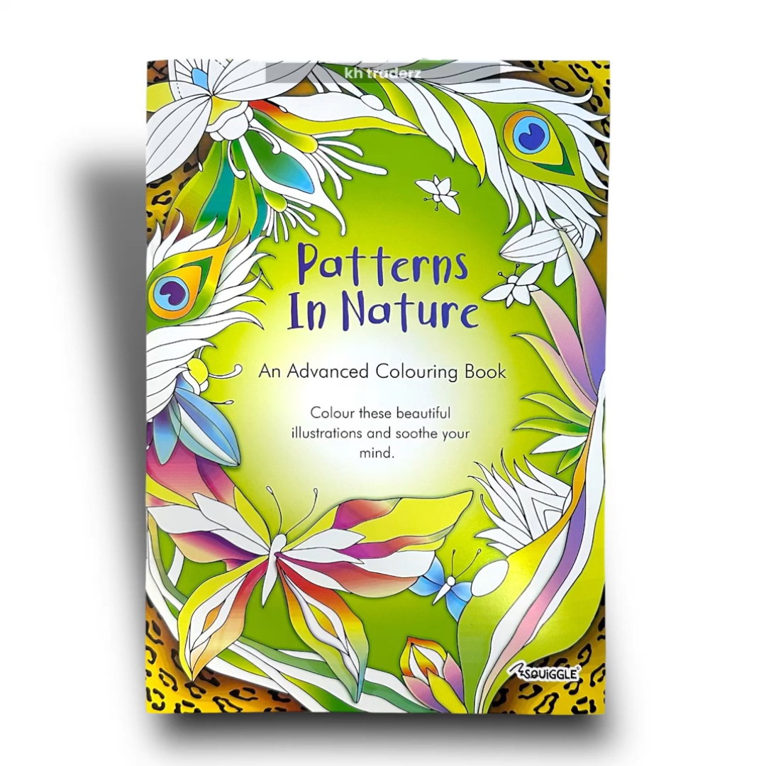 Adult advanced louring book patterns in nature soothe your mind a