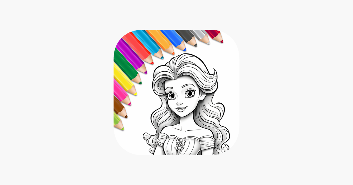 My princess coloring book on the app store
