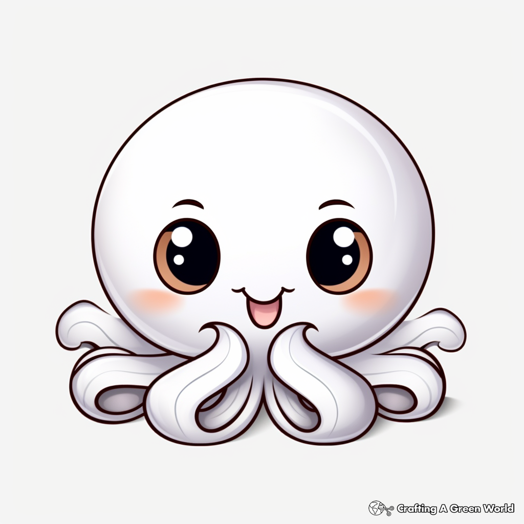 Baby octopus coloring pages