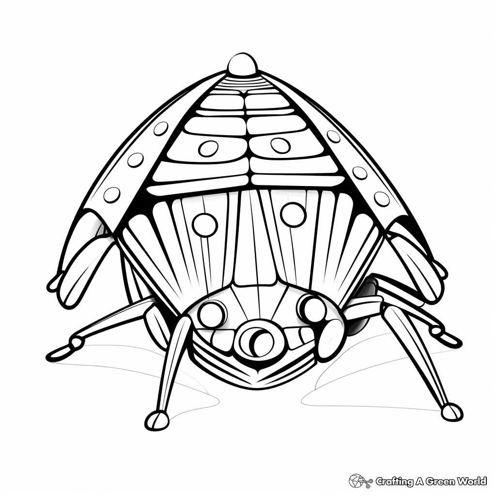 Stink bug coloring pages