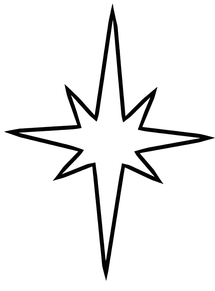 Christmas star coloring pages printable for free download