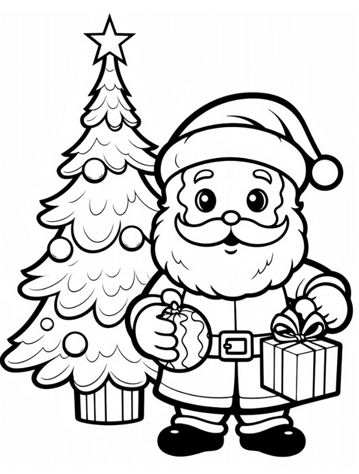 Santa coloring pages hue therapy in santa coloring pages printable christmas coloring pages christmas coloring pages