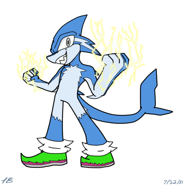 Zigzag the great white shark sonic fan characters wiki