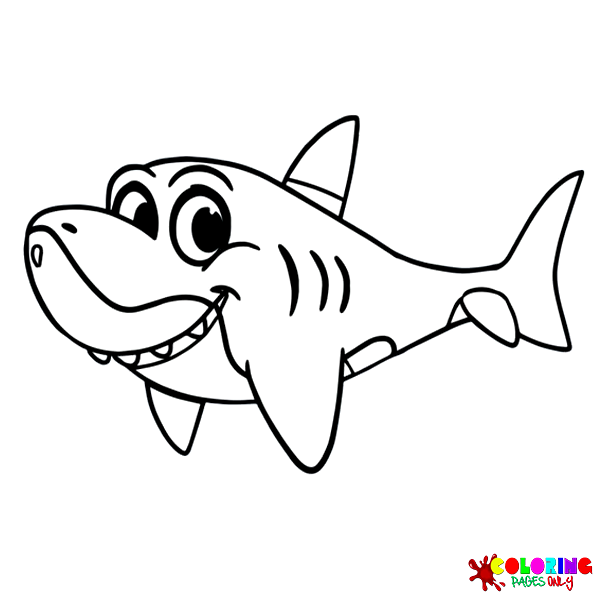 Shark coloring pages