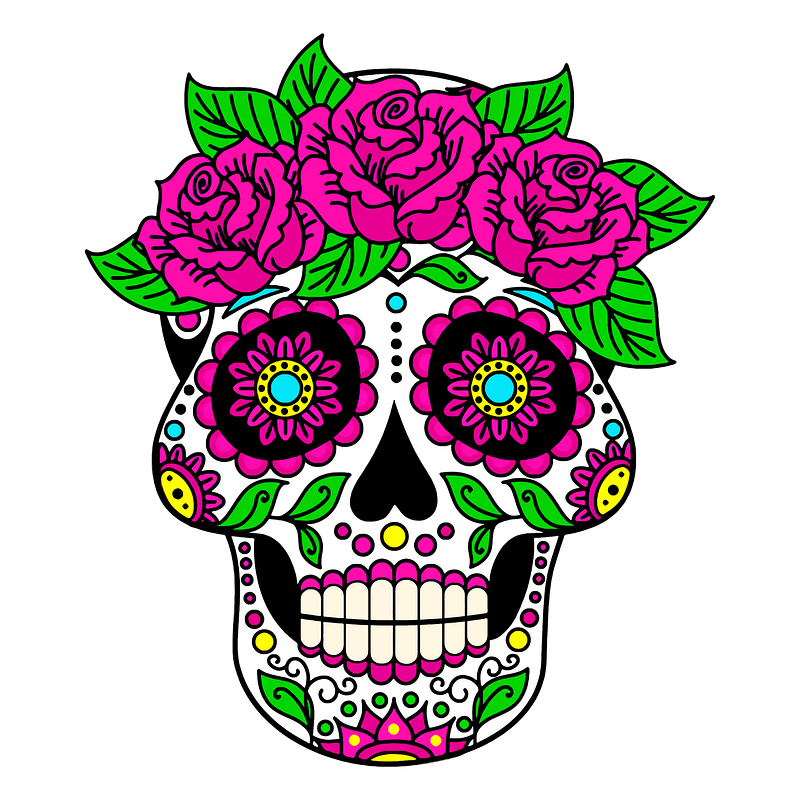 Sugar skull images free photos png stickers wallpapers backgrounds