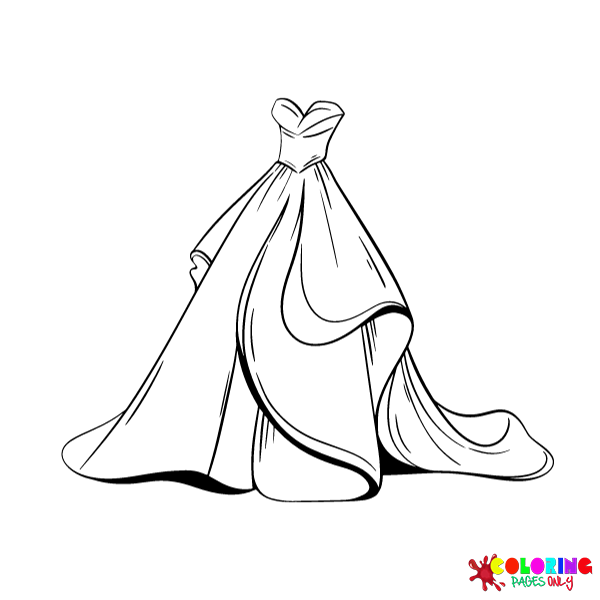 Dress coloring pages