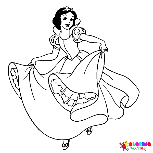 Ariel with music box coloring pages
