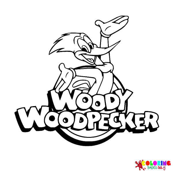 Woody woodpecker coloring pages