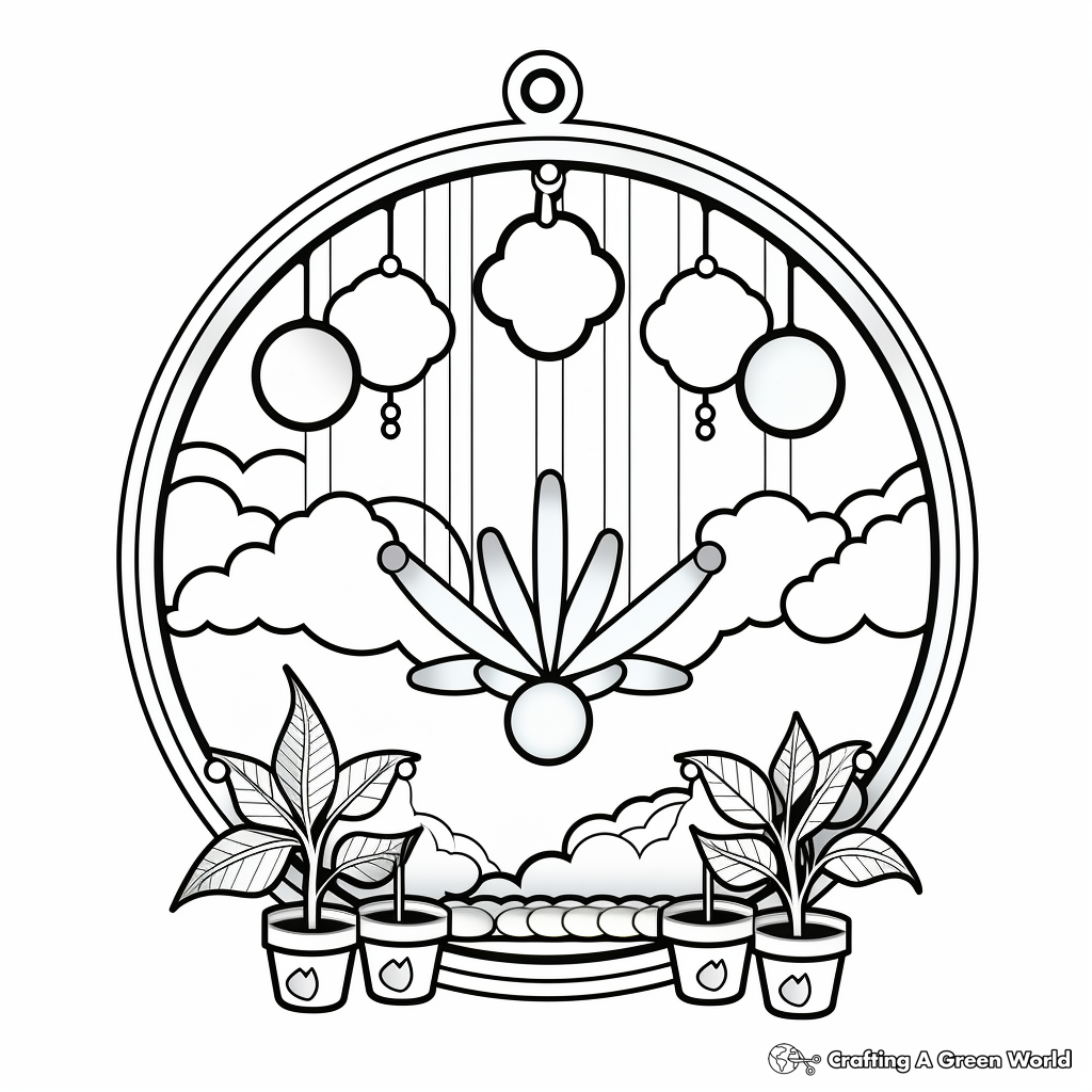 Suncatcher coloring pages