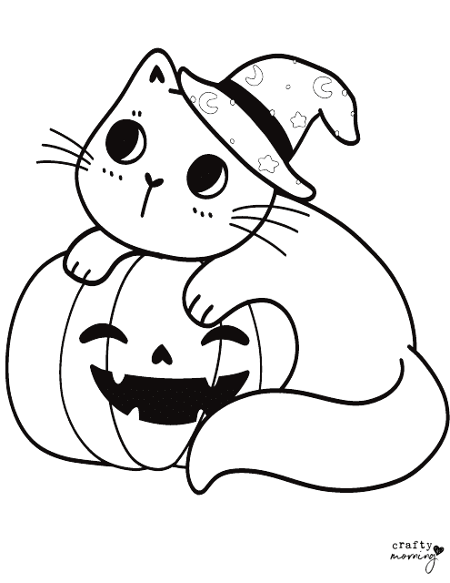 Free halloween coloring page templates