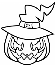 Halloween coloring sheet