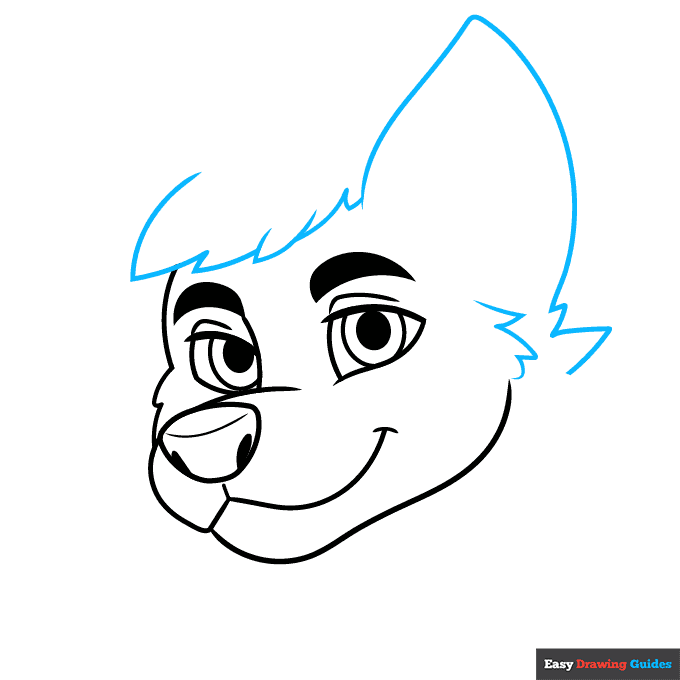 How to draw a furry