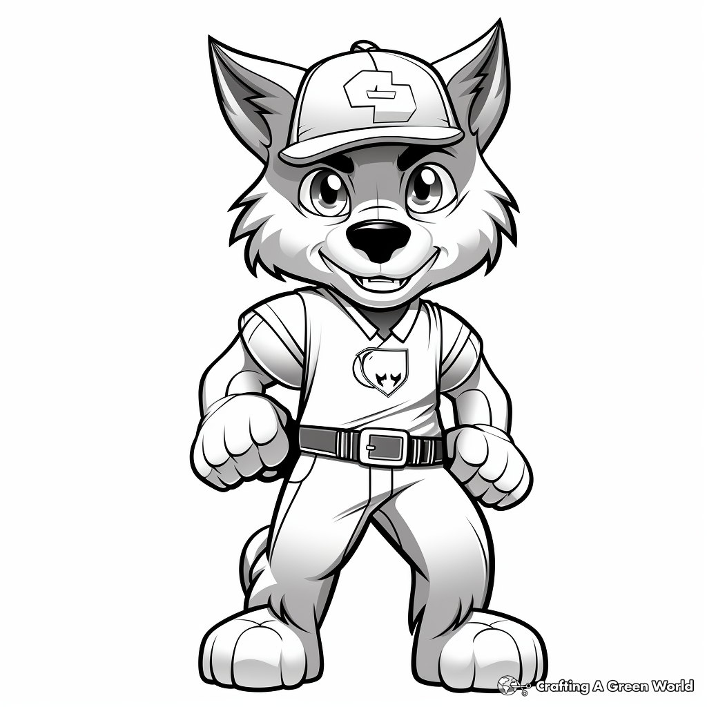 Timberwolves coloring pages