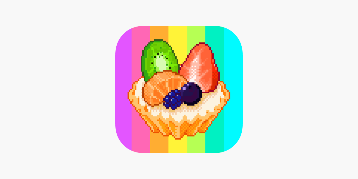 Colour by number pixel art on the app store