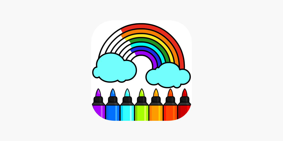 Colouring drawing for kids on the app store