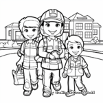 National night out coloring pages