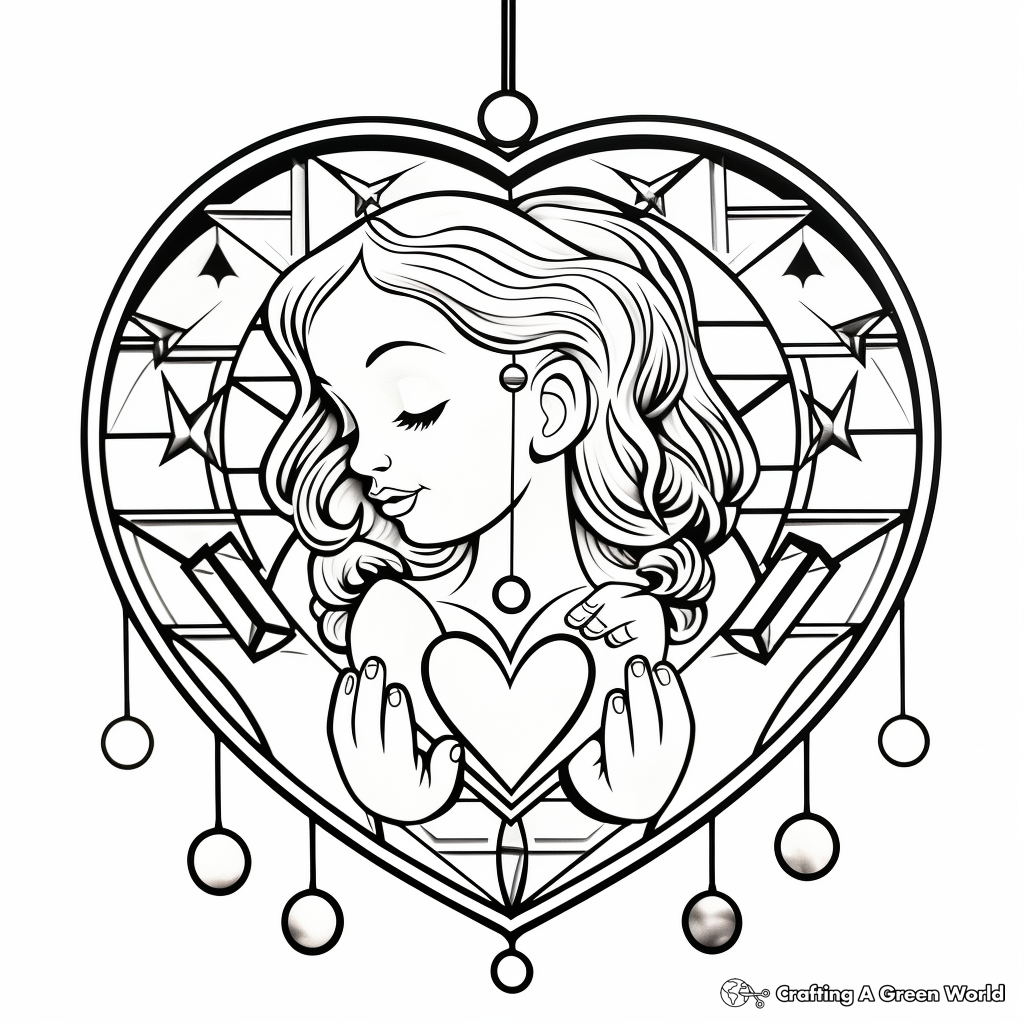 Suncatcher coloring pages