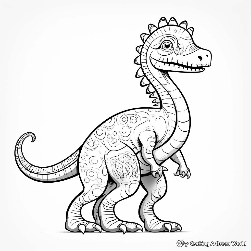 Yangchuanosaurus coloring pages