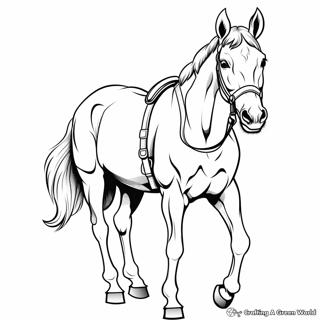 Secretariat coloring pages