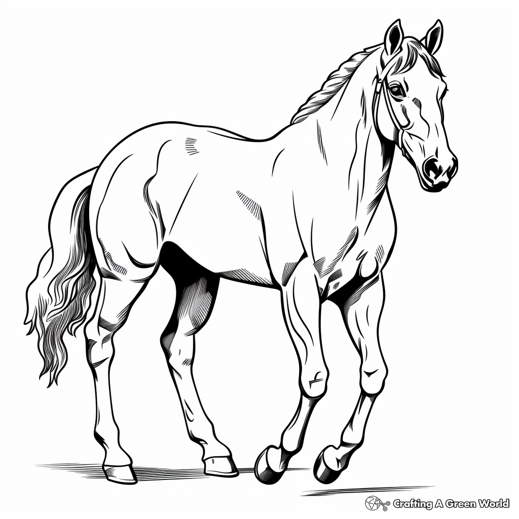 Secretariat coloring pages