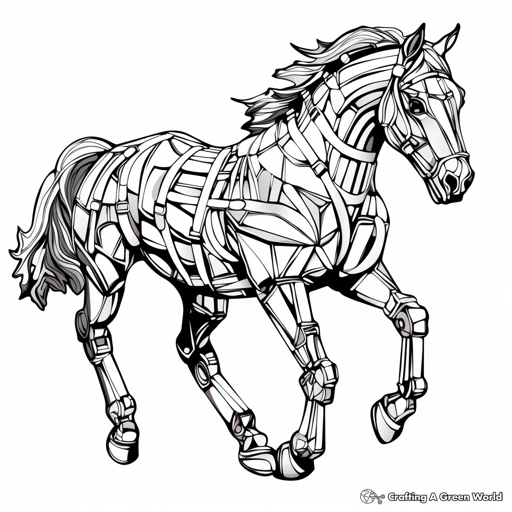 Secretariat coloring pages