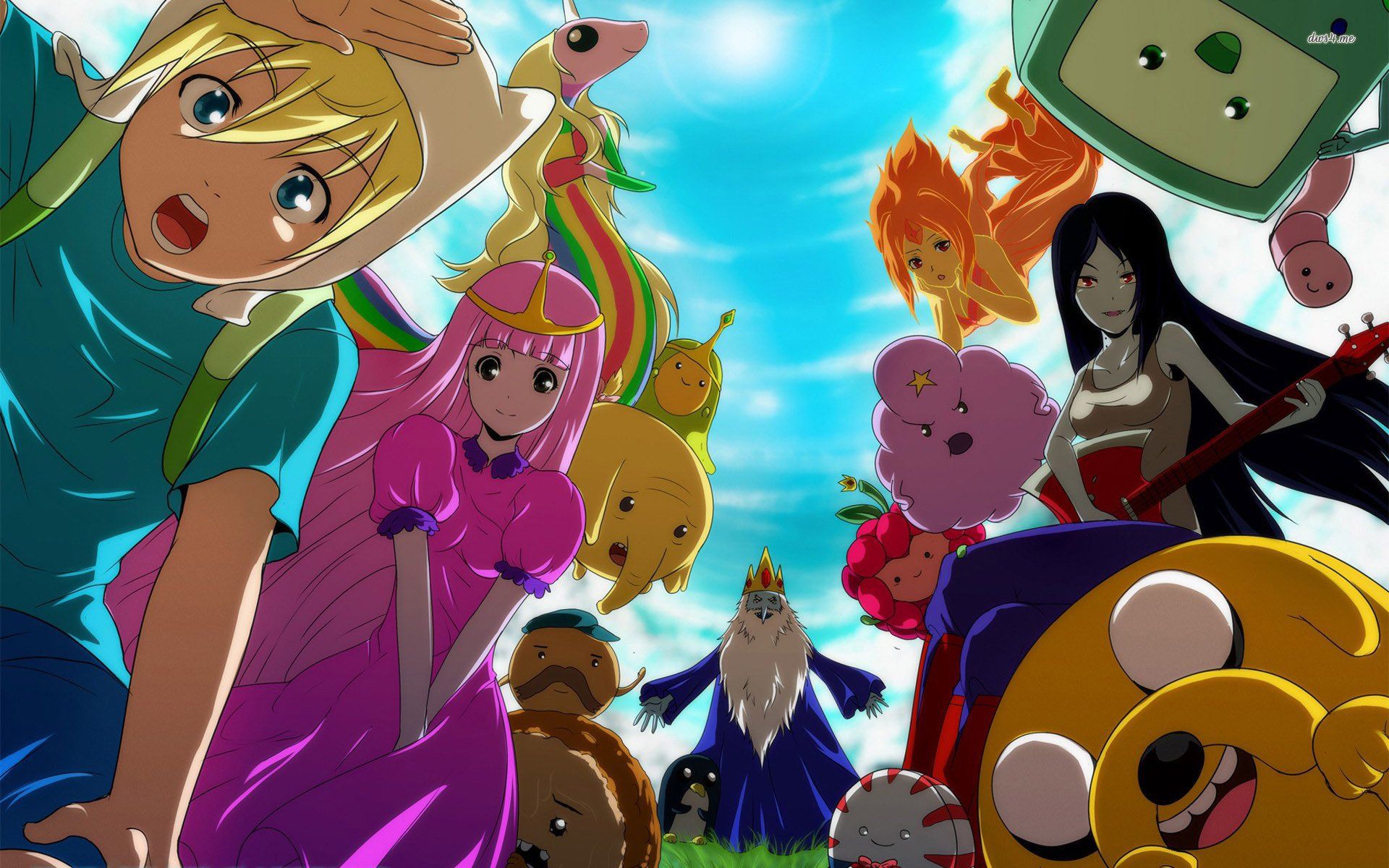 finn adventure time anime