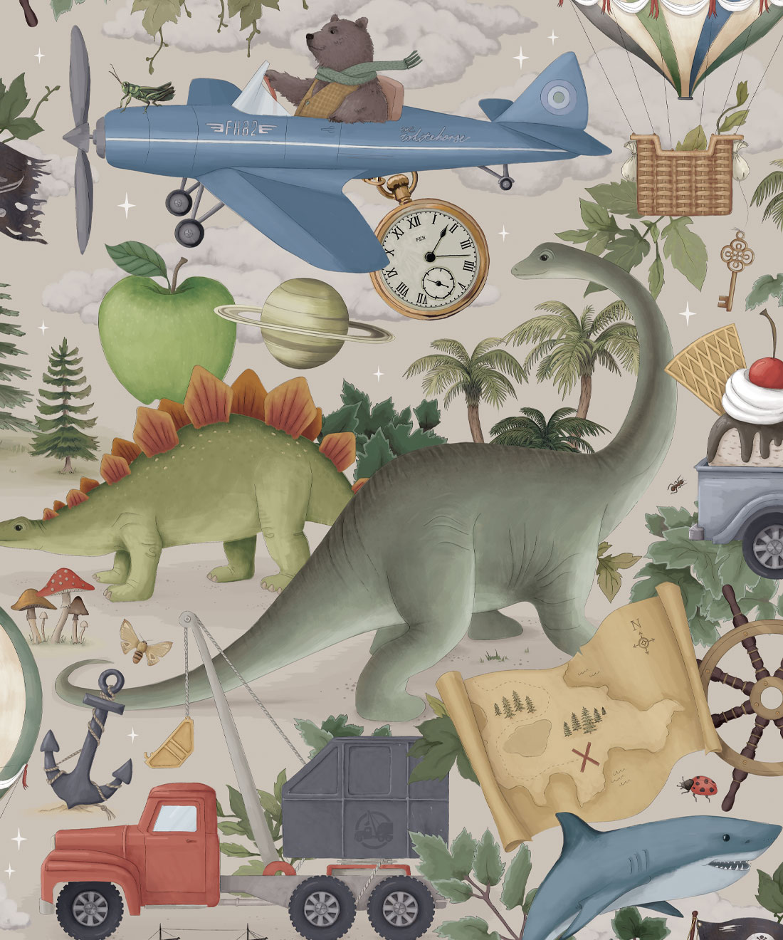 Adventureland wallpaper â kids wallpaper â milton king