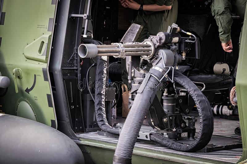 Door gunner stock photos