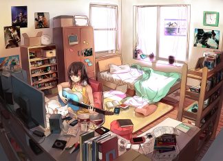 Aesthetic anime bedroom wallpapers tag