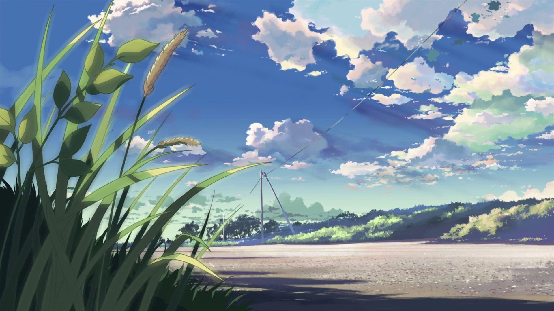 Aesthetic anime scenery wallpapers