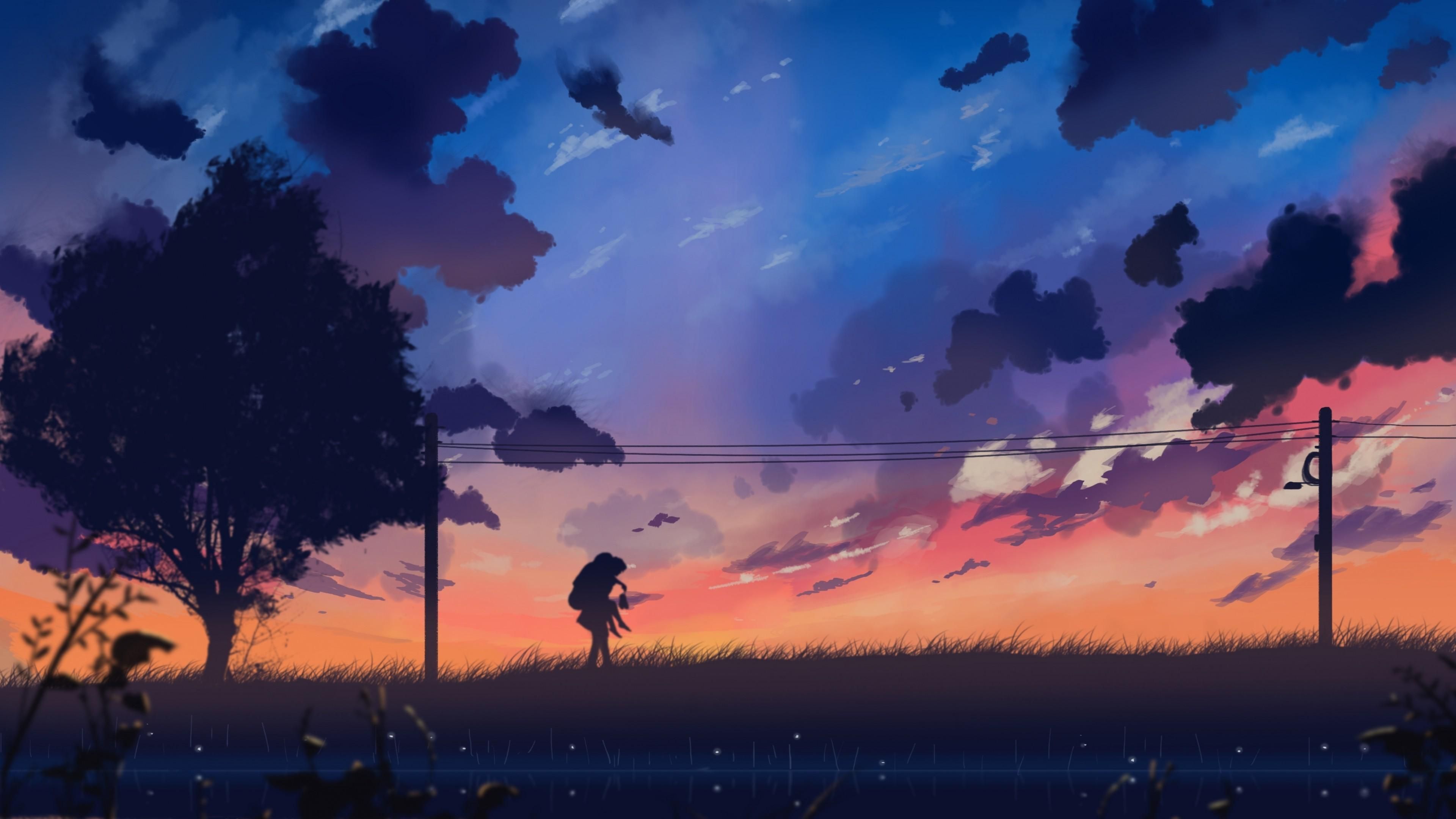 Aesthetic anime landscape wallpapers