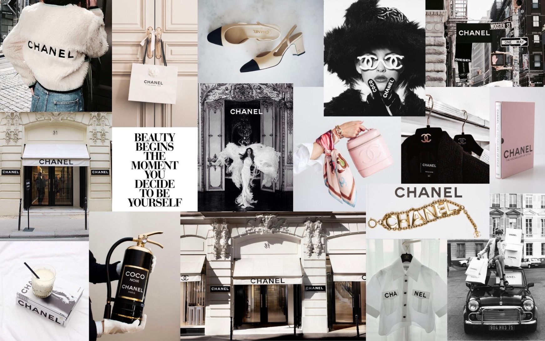 Coco chanel girly laptop wallpapers