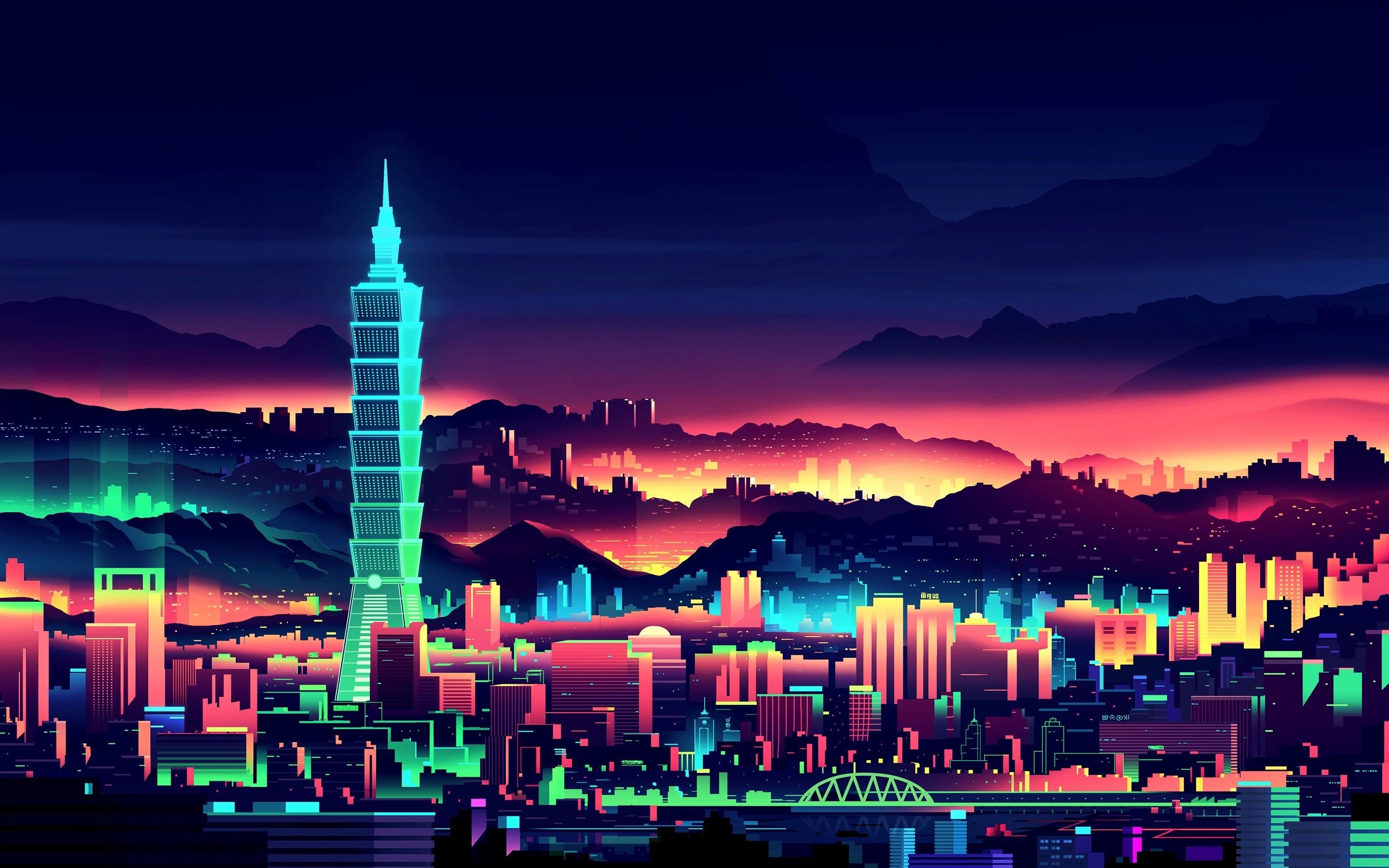 City aesthetic desktop wallpapers hd