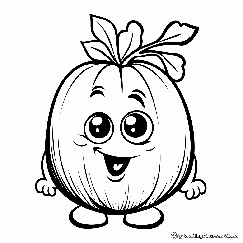 Turnip coloring pages