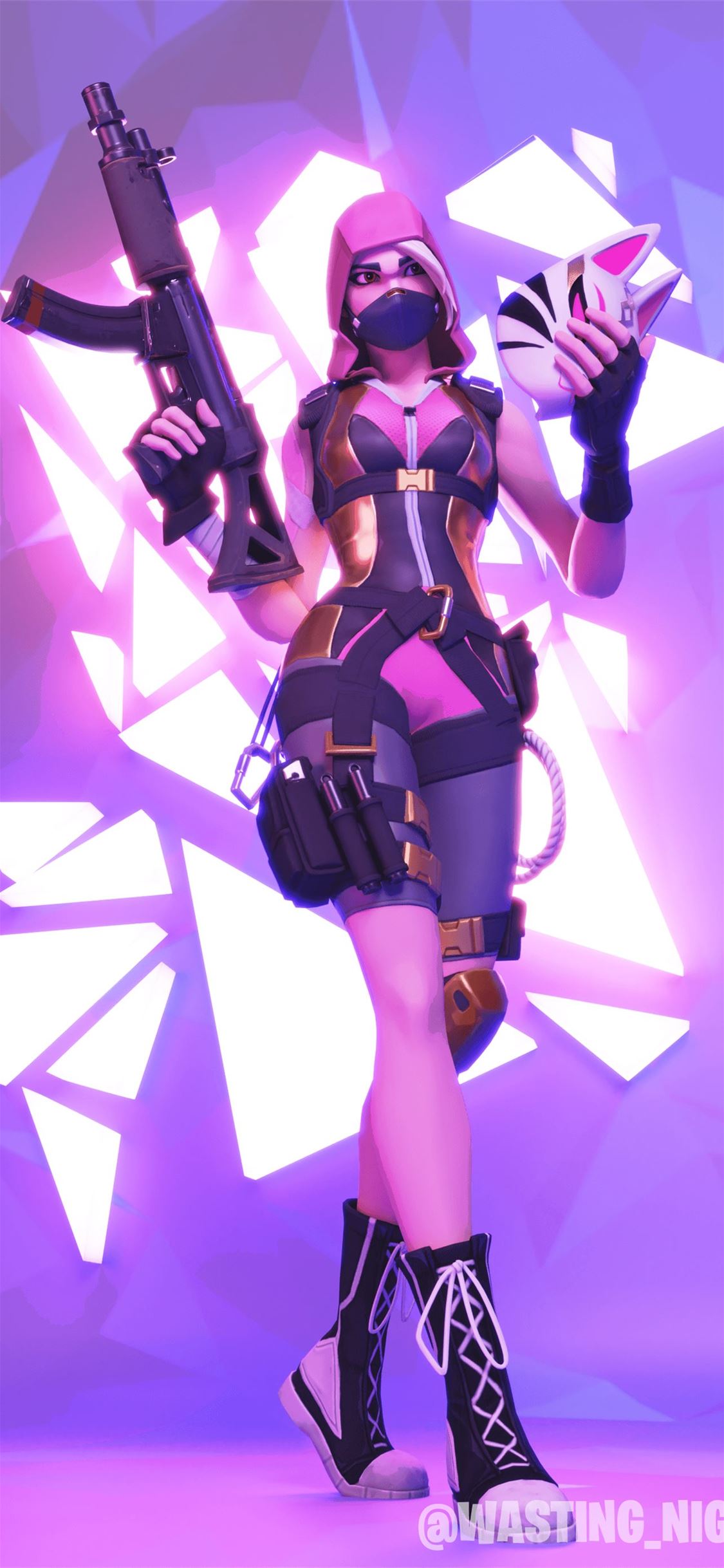 Aesthetic fortnite skin cave iphone wallpapers free download