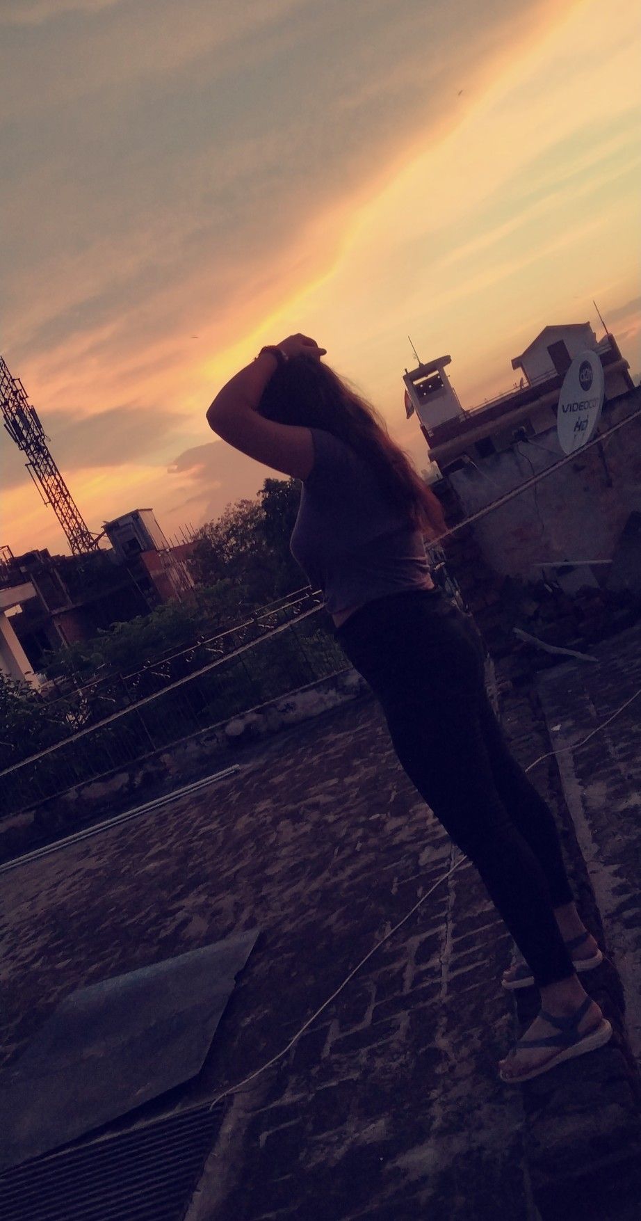 Sunset aesthetic photos girl hidg face sunset girl aesthetic photo