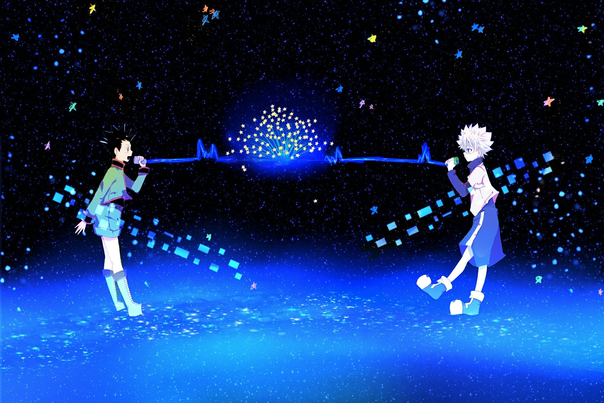 Gon and killua cazadores fondos de escritorio hunter x hunter