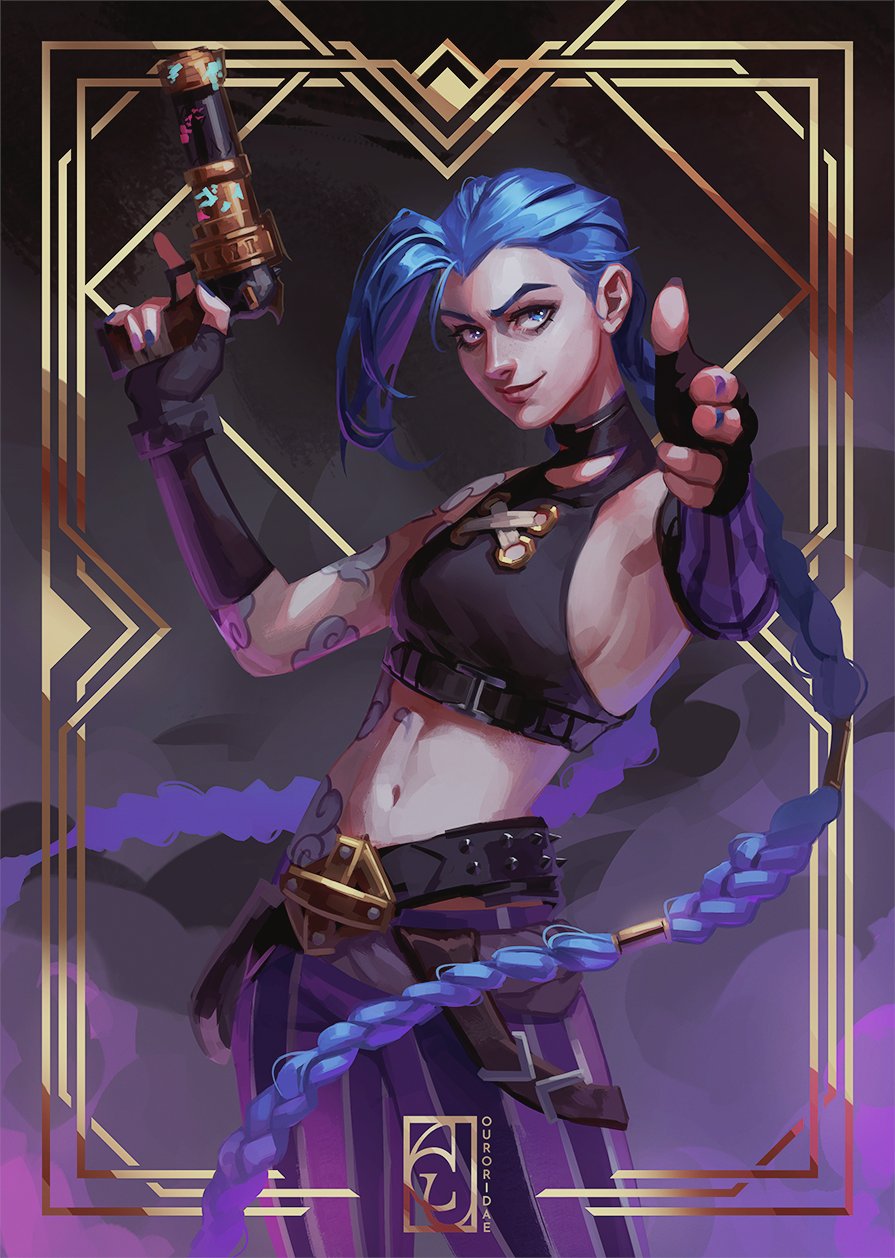 Ðouroridaeð missions open on jinx i really love the aesthetic of arcane ðleagueoflegends arcane jinx httpstcoqgrsixixfc