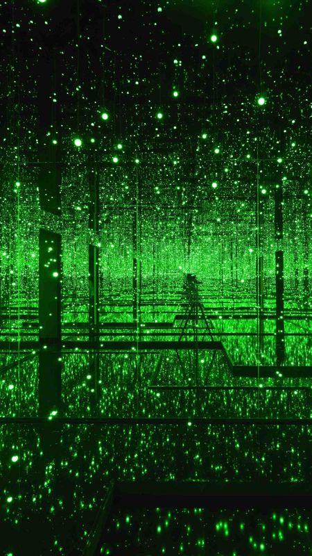 Green aesthetic lights wallpaper download