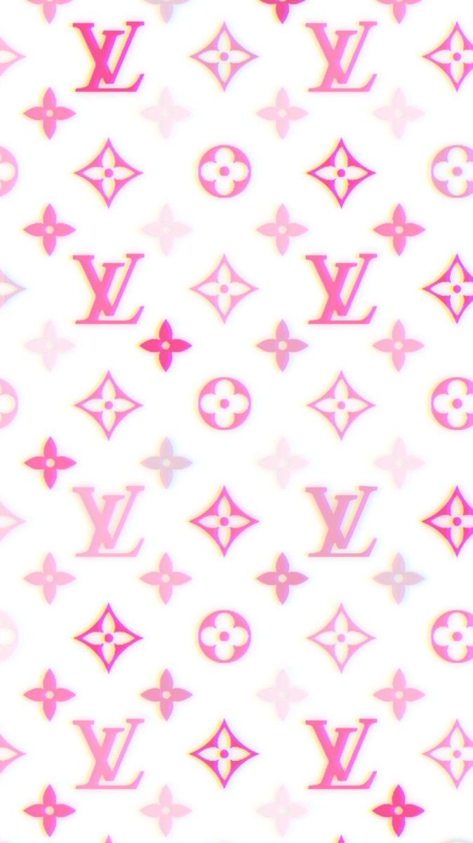 Louis Vuitton (pink and white)  Pink wallpaper iphone, Iphone