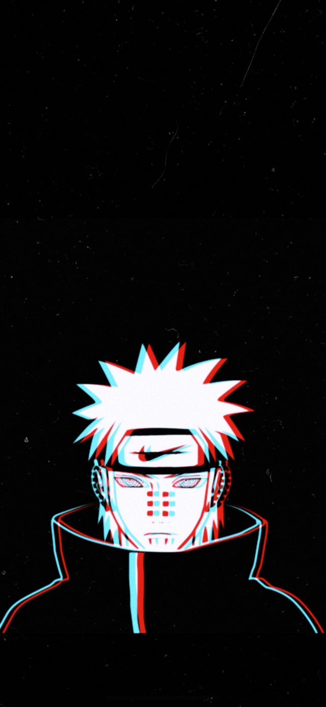 Made a pain wallpaper for iphone hope you like it rnaruto