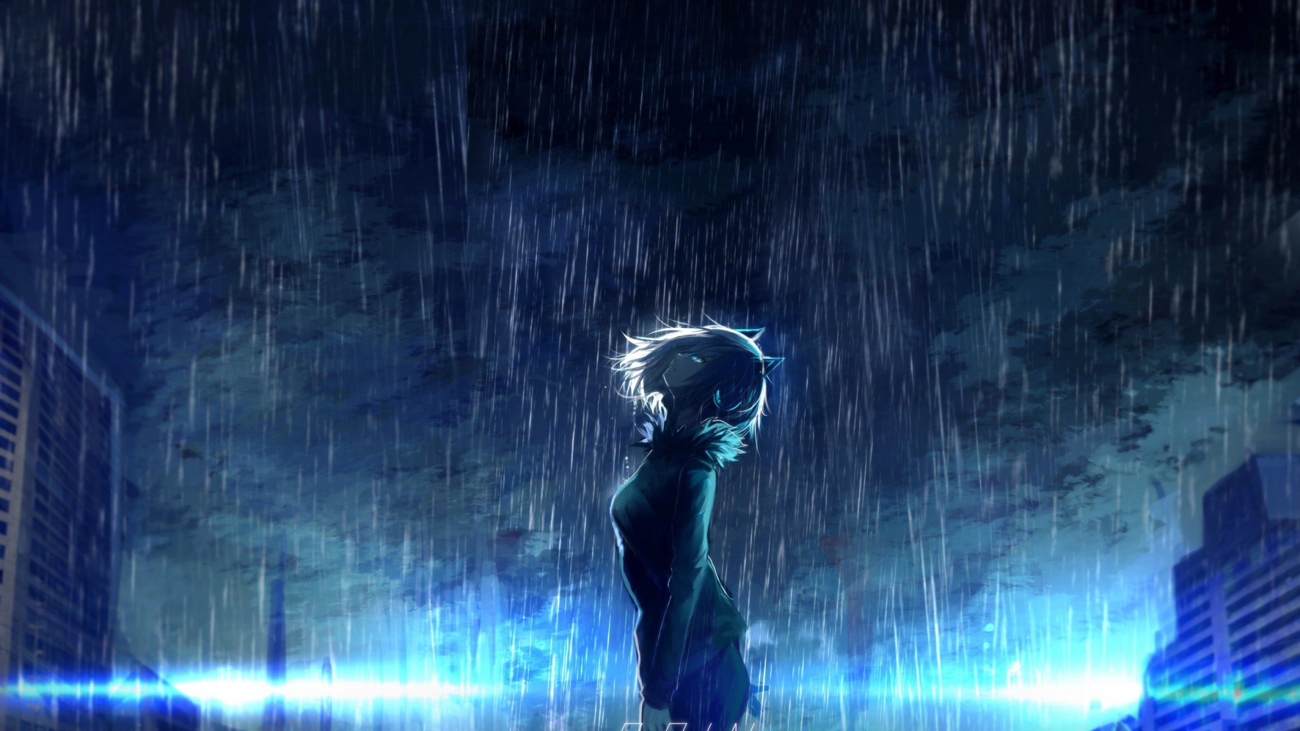 Anime rain wallpapers rain wallpapers anime scenery dark anime