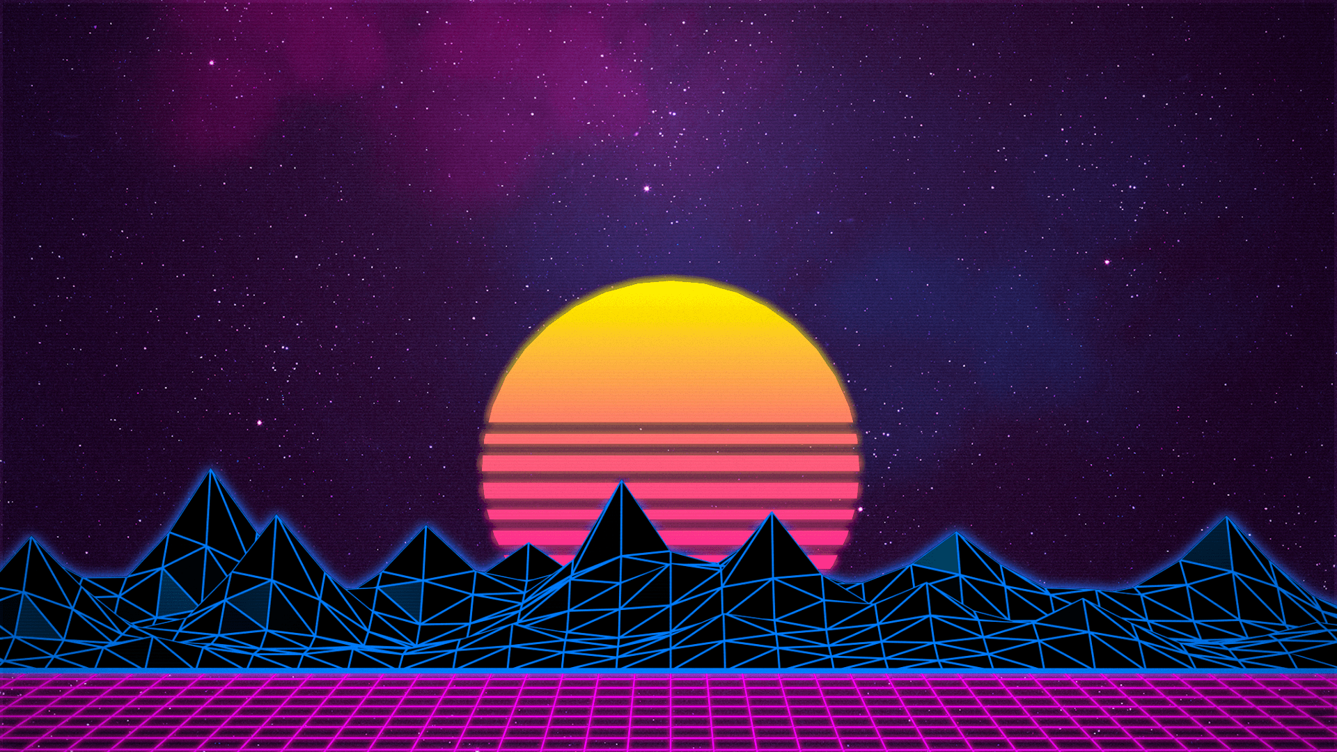 Sunset aesthetic neon ps hd wallpapers