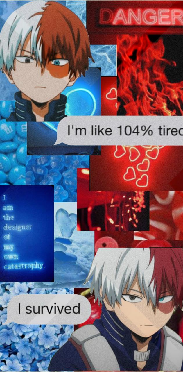 Todoroki aesthetic wallpaper by hfroop