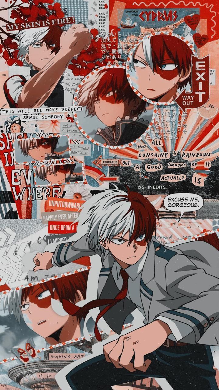 Aesthetic todoroki wallpapers